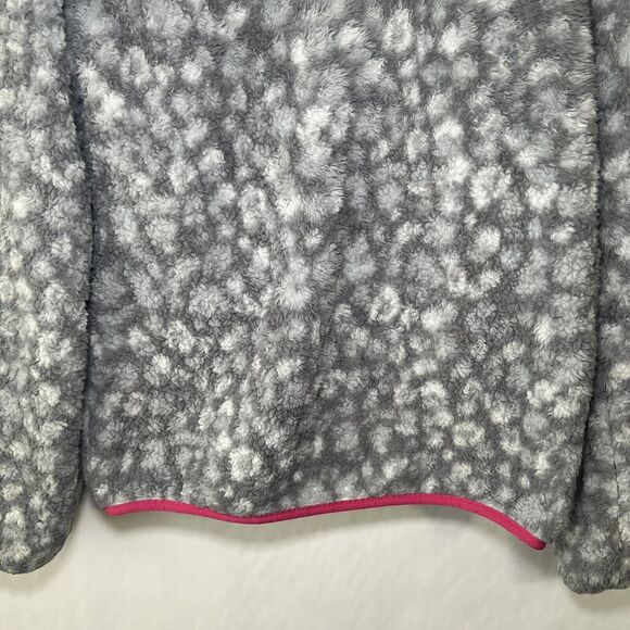 Eddie Bauer Full Zip Sherpa Fleece Hoodie Jacket Youth Girls Size Large 14/16 - Picture 12 of 12